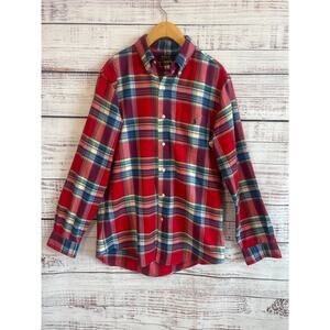 Polo Ralph Lauren Plaid Button-Down Shirt Classic Fit Size Medium